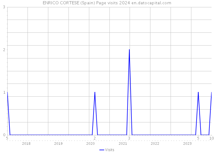 ENRICO CORTESE (Spain) Page visits 2024 