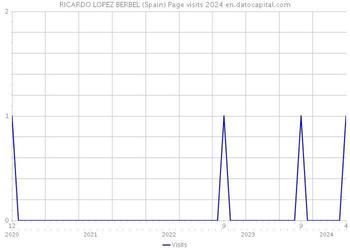 RICARDO LOPEZ BERBEL (Spain) Page visits 2024 