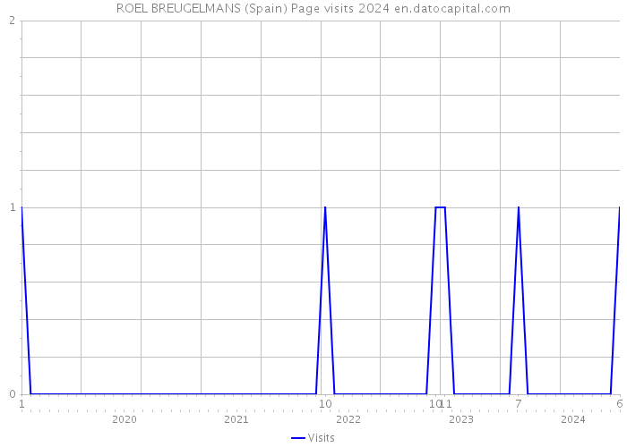 ROEL BREUGELMANS (Spain) Page visits 2024 