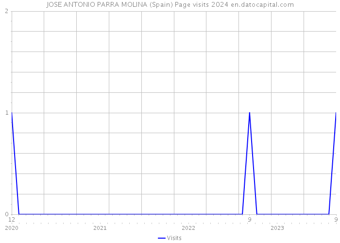 JOSE ANTONIO PARRA MOLINA (Spain) Page visits 2024 