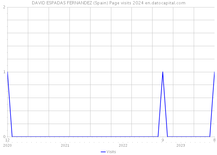 DAVID ESPADAS FERNANDEZ (Spain) Page visits 2024 