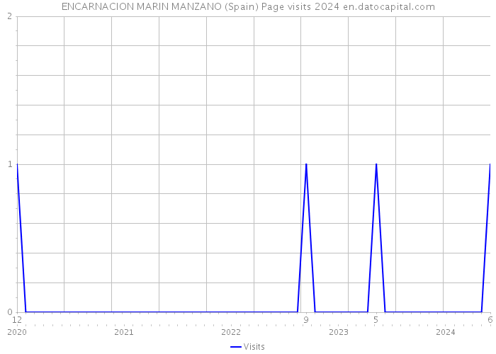 ENCARNACION MARIN MANZANO (Spain) Page visits 2024 
