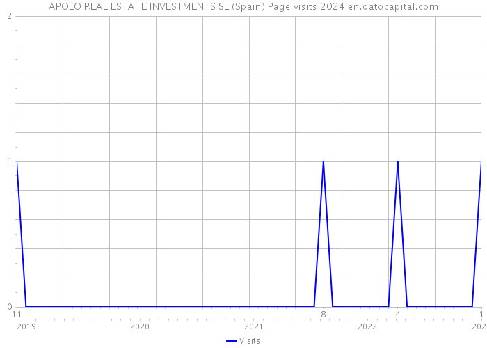 APOLO REAL ESTATE INVESTMENTS SL (Spain) Page visits 2024 