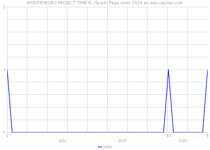 MONTENEGRO PROJECT TIME SL (Spain) Page visits 2024 