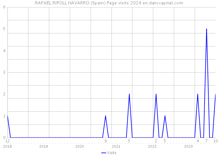 RAFAEL RIPOLL NAVARRO (Spain) Page visits 2024 