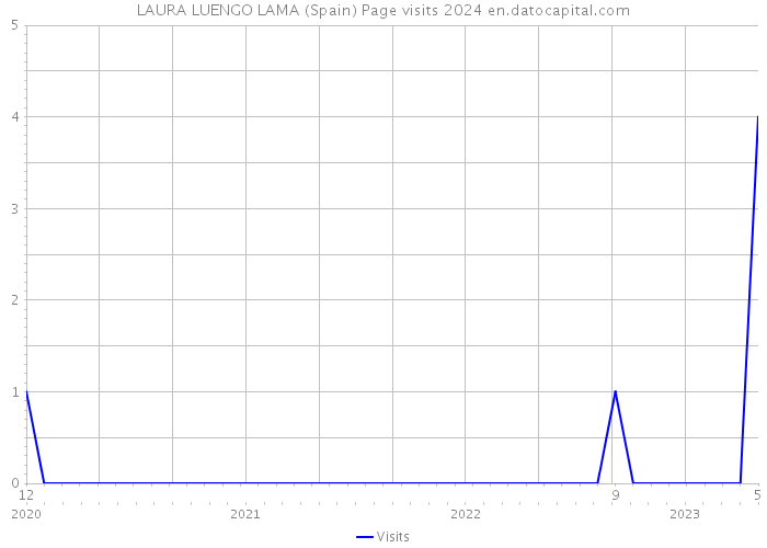LAURA LUENGO LAMA (Spain) Page visits 2024 