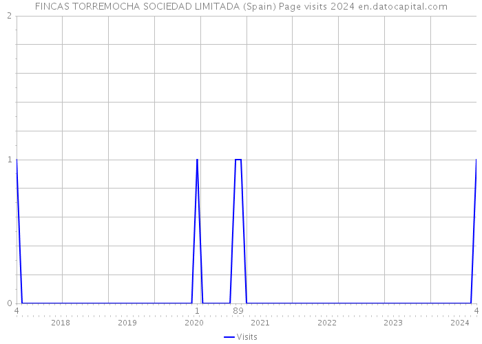 FINCAS TORREMOCHA SOCIEDAD LIMITADA (Spain) Page visits 2024 