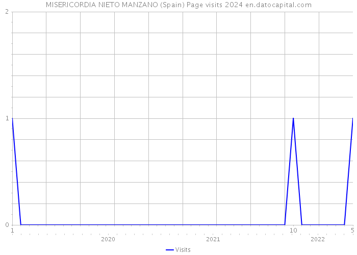MISERICORDIA NIETO MANZANO (Spain) Page visits 2024 