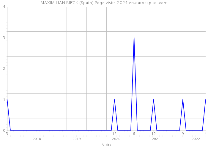 MAXIMILIAN RIECK (Spain) Page visits 2024 