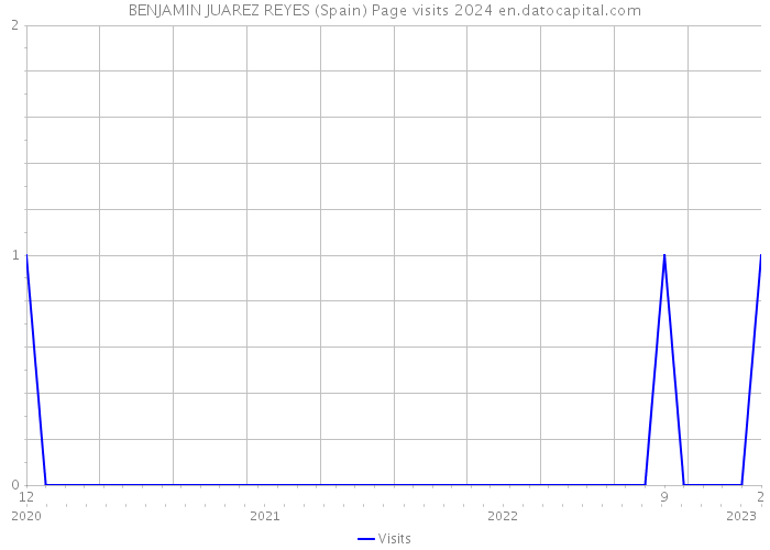 BENJAMIN JUAREZ REYES (Spain) Page visits 2024 