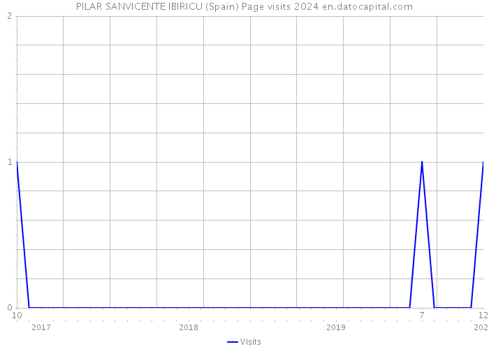 PILAR SANVICENTE IBIRICU (Spain) Page visits 2024 