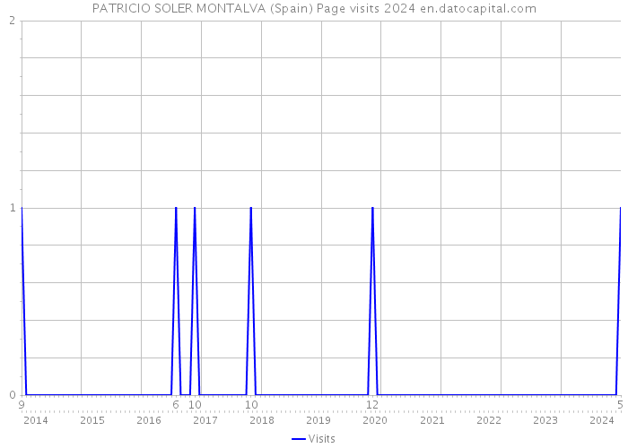 PATRICIO SOLER MONTALVA (Spain) Page visits 2024 