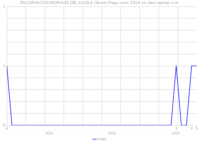 ENCARNACION MORALES DEL AGUILA (Spain) Page visits 2024 