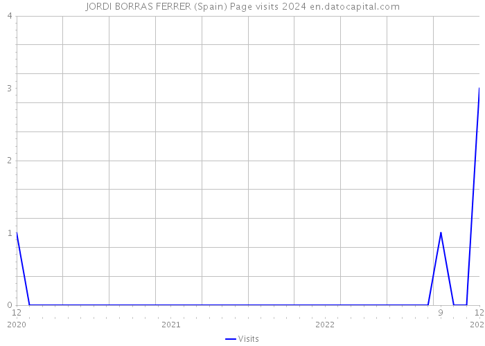 JORDI BORRAS FERRER (Spain) Page visits 2024 