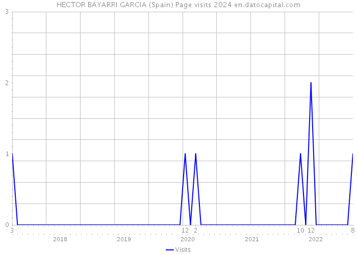 HECTOR BAYARRI GARCIA (Spain) Page visits 2024 