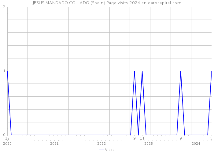 JESUS MANDADO COLLADO (Spain) Page visits 2024 