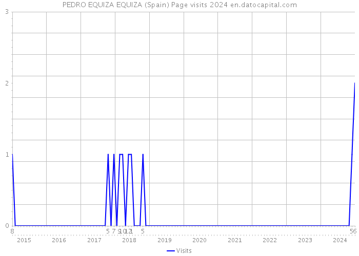 PEDRO EQUIZA EQUIZA (Spain) Page visits 2024 
