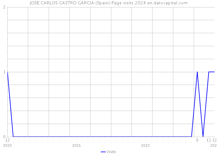 JOSE CARLOS CASTRO GARCIA (Spain) Page visits 2024 