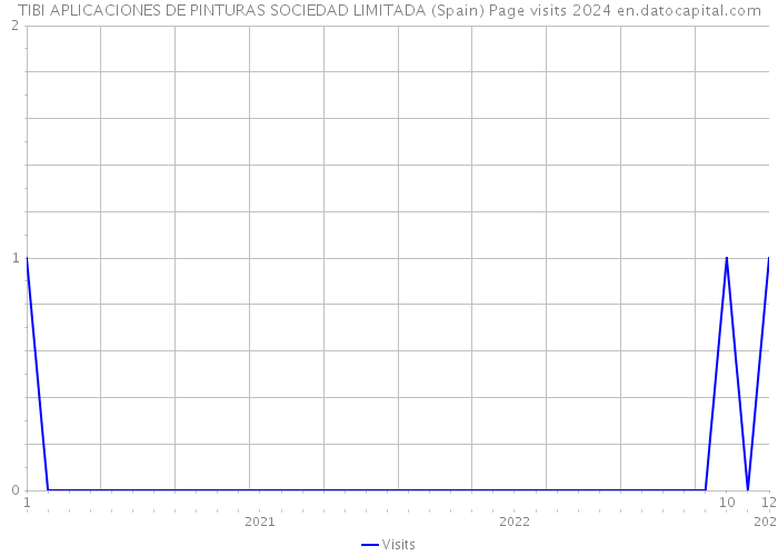 TIBI APLICACIONES DE PINTURAS SOCIEDAD LIMITADA (Spain) Page visits 2024 