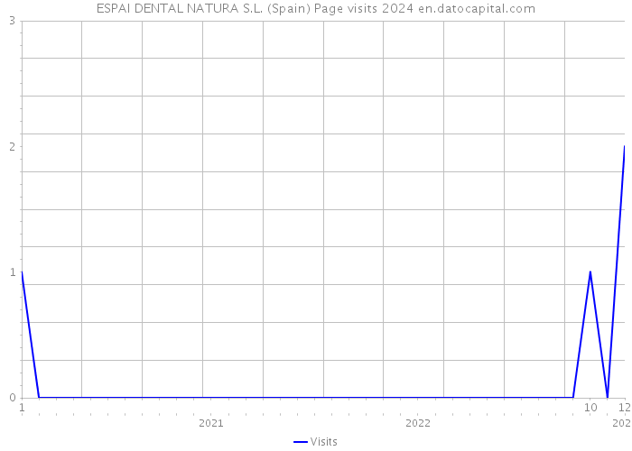 ESPAI DENTAL NATURA S.L. (Spain) Page visits 2024 