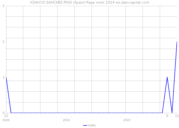 IGNACIO SANCHEZ PINO (Spain) Page visits 2024 