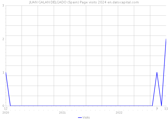 JUAN GALAN DELGADO (Spain) Page visits 2024 