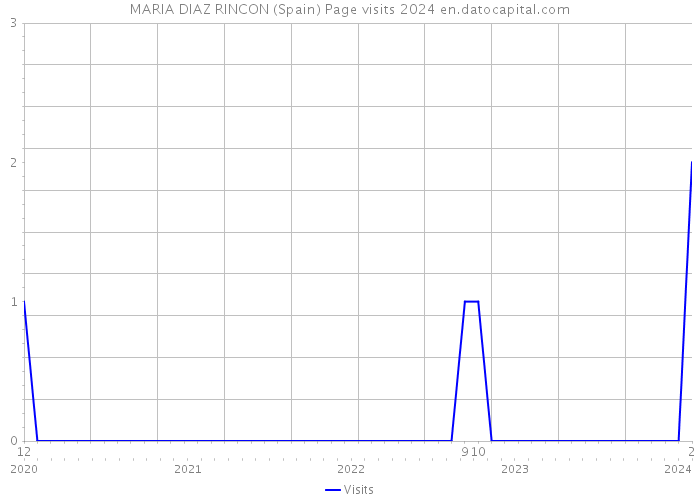 MARIA DIAZ RINCON (Spain) Page visits 2024 