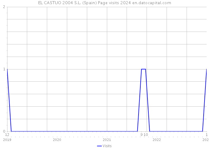 EL CASTUO 2004 S.L. (Spain) Page visits 2024 