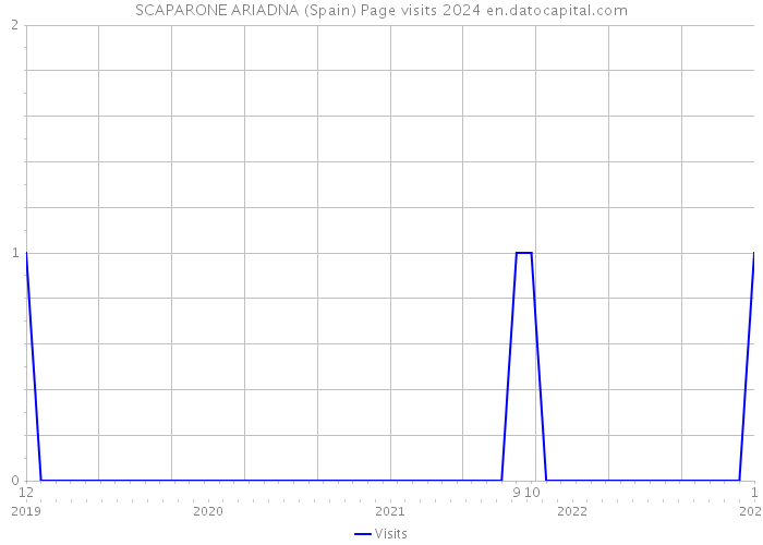 SCAPARONE ARIADNA (Spain) Page visits 2024 