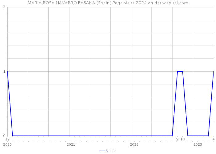 MARIA ROSA NAVARRO FABANA (Spain) Page visits 2024 