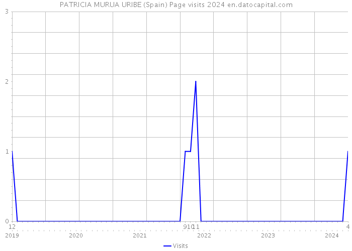 PATRICIA MURUA URIBE (Spain) Page visits 2024 