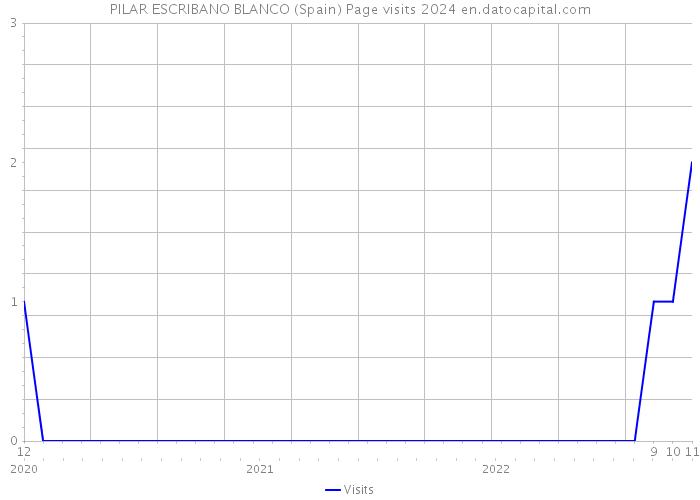 PILAR ESCRIBANO BLANCO (Spain) Page visits 2024 