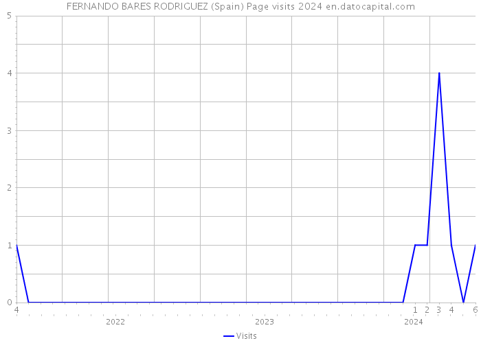 FERNANDO BARES RODRIGUEZ (Spain) Page visits 2024 