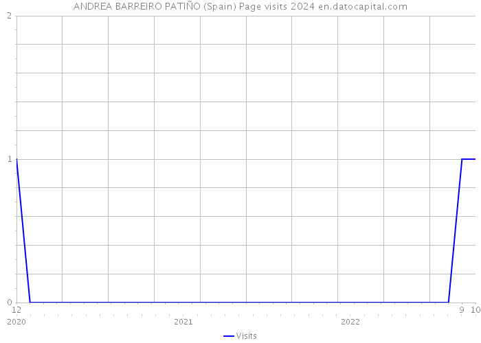 ANDREA BARREIRO PATIÑO (Spain) Page visits 2024 