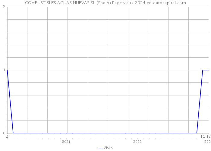 COMBUSTIBLES AGUAS NUEVAS SL (Spain) Page visits 2024 