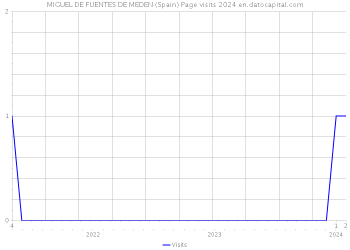 MIGUEL DE FUENTES DE MEDEN (Spain) Page visits 2024 
