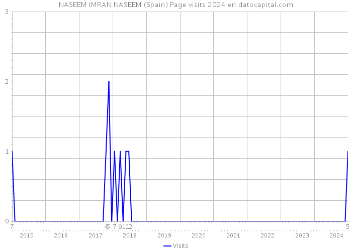 NASEEM IMRAN NASEEM (Spain) Page visits 2024 
