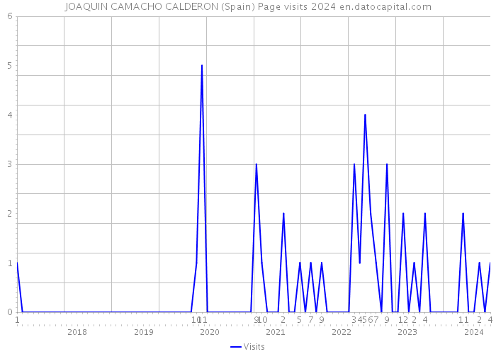 JOAQUIN CAMACHO CALDERON (Spain) Page visits 2024 