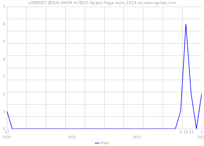 LORENZO JESUS AMOR ACEDO (Spain) Page visits 2024 