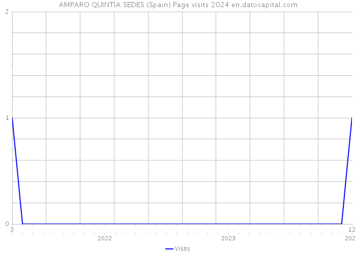 AMPARO QUINTIA SEDES (Spain) Page visits 2024 