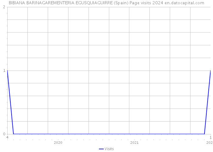 BIBIANA BARINAGAREMENTERIA EGUSQUIAGUIRRE (Spain) Page visits 2024 
