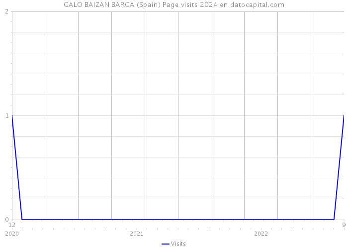 GALO BAIZAN BARCA (Spain) Page visits 2024 