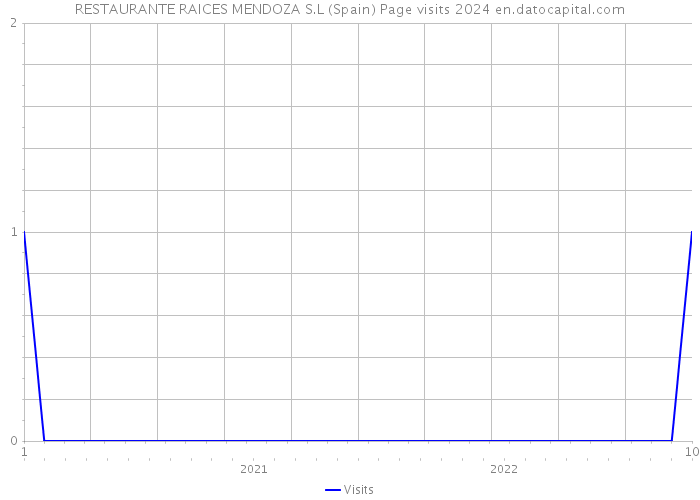 RESTAURANTE RAICES MENDOZA S.L (Spain) Page visits 2024 