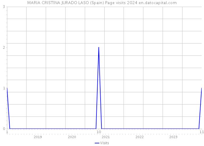 MARIA CRISTINA JURADO LASO (Spain) Page visits 2024 