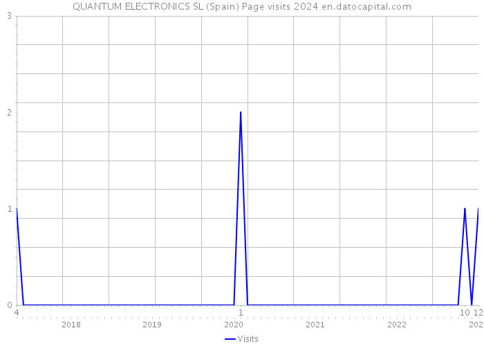 QUANTUM ELECTRONICS SL (Spain) Page visits 2024 