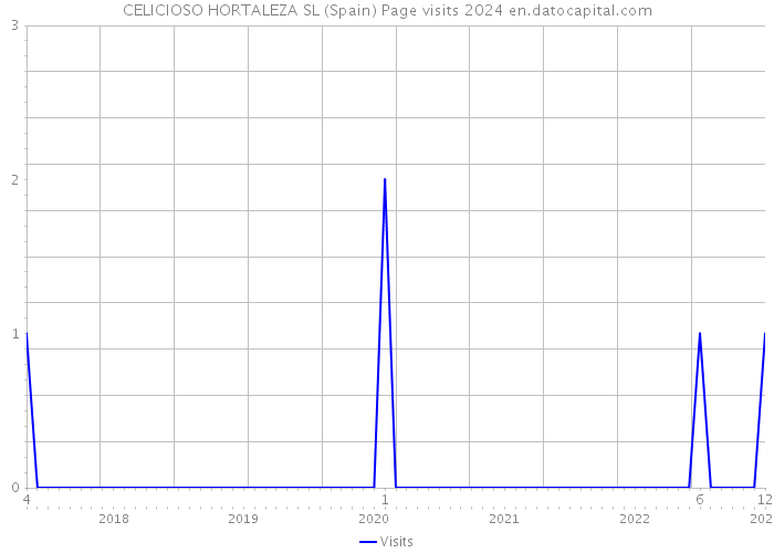 CELICIOSO HORTALEZA SL (Spain) Page visits 2024 