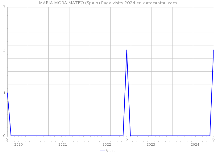 MARIA MORA MATEO (Spain) Page visits 2024 