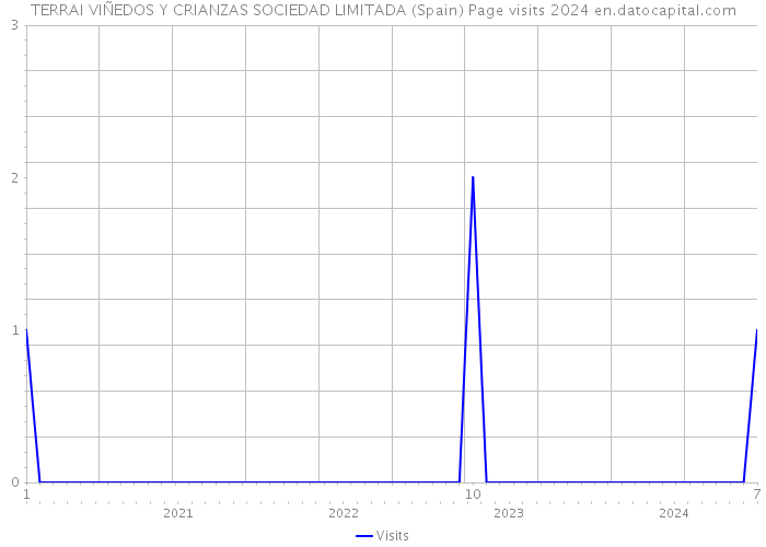 TERRAI VIÑEDOS Y CRIANZAS SOCIEDAD LIMITADA (Spain) Page visits 2024 