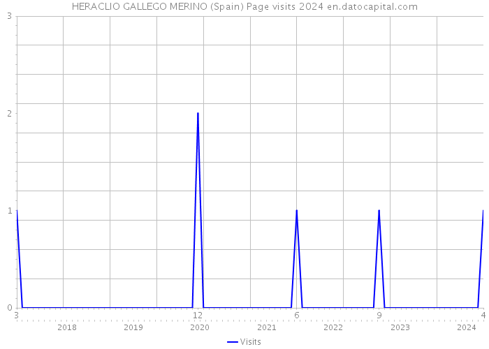 HERACLIO GALLEGO MERINO (Spain) Page visits 2024 