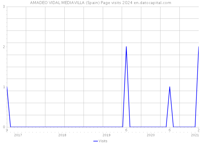 AMADEO VIDAL MEDIAVILLA (Spain) Page visits 2024 